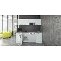 Flex-Well Küchenzeile »Kopenhagen, Breite 210 cm, inkl. Geschirrspüler«, Officeküche,