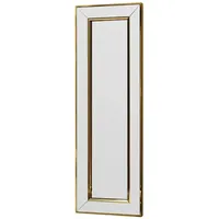 Dmora Spiegel Dpancher, Spiegel mit Rahmen, Wanddekorationsartikel, Spiegeldekoration, 30x3h90