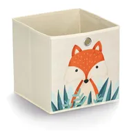 Zeller Fuchs Aufbewahrungsbox beige 28,0 x 28,0 x 28,0