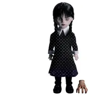 Mezco Toys Mezco LDD Presents Wednesday Puppe schwarz/weiß, 100%