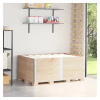 VidaXL Paletten-Aufsatzrahmen 3 Stk. 150x100 cm Massivholz Kiefer