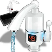 Retoo Elektrische Wasserhahn Durchlauferhitzer, Digitale LCD Temperaturanzeige, 220V Armatur