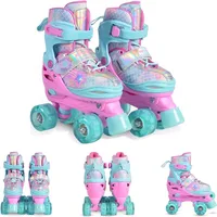 Byox Rollschuhe Ariel, leuchtende PU-Rollen, ABEC-5 Lager, Größe M