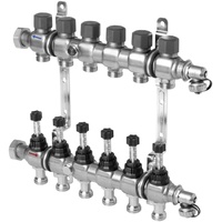 Viega Heizkreisverteiler 1010, 10-fach, Edelstahl 786908