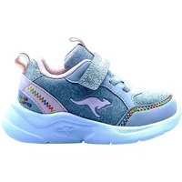 KangaROOS K-NY Chip EV Sneaker, Vapor Grey/Frost pink, 21