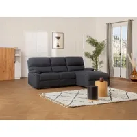 Vente-unique Ecksofa Relaxsofa elektrisch - Stoff - Ecke Rechts