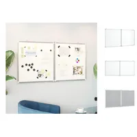 VidaXL Magnetisches Whiteboard 120x60x1,7 cm Aluminium