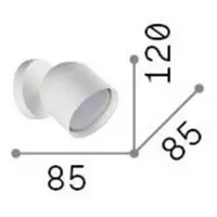 Ideal Lux - dodo ap1 wandleuchte 1xgx53 max 15w