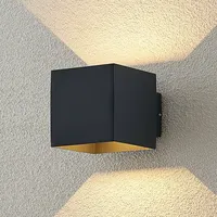 LINDBY LED-Außenwandleuchte Esani, anthrazit, up/down, IP54