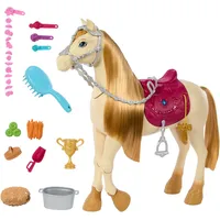Barbie Anziehpuppe »Mysteries: Das geheimnisvolle Pferdeabenteuer Spielzeugpferd«, interaktiv; mit