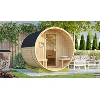 Weka Fasssauna 9,0 kW Bioofen + ext. Steuerung