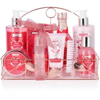 Brubaker Cosmetics 10-tlg. Dusch- und Badeset Himbeere Champagner Duft