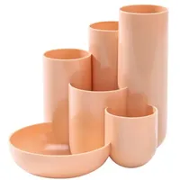 HAN Schreibtisch-Organizer CAMPUS pastellorange Polystyrol 6 Fächer 13,1 x