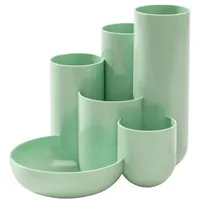 HAN Schreibtisch-Organizer CAMPUS pastellgrün Polystyrol 6 Fächer 13,1 x