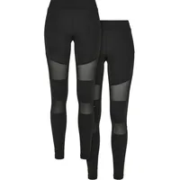URBAN CLASSICS Tech Mesh Leggings 2 Einheiten Black /