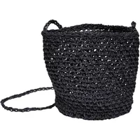 URBAN CLASSICS Mini Nature Bast Crossbody Bag - Black