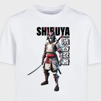 Mister Tee Kids Shibuya Warrior Tee" in weiß Größe