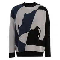 Ecko Unltd. MulticolorLogo Crewneck Pullover in grau), Größe XL