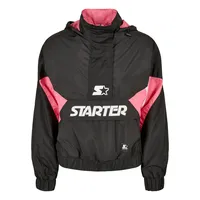 Starter Black Label Colorblock Halfzip Windbreaker - Black /