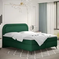 Kaiser Boxspringbett mit bettkasten und Topper Valentino, mehrere Größen