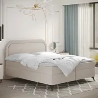 Kaiser Boxspringbett mit bettkasten und Topper Valentino, mehrere Größen