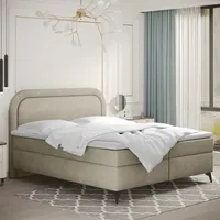 Kaiser Boxspringbett mit bettkasten und Topper Valentino, mehrere Größen