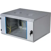 EFB-Elektronik EFB 691618VGR.60 19” Wandgehäuse 18HE, schwenkend, 2-teilig, RAL7035,