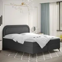 Kaiser Boxspringbett mit bettkasten und Topper Valentino, mehrere Größen