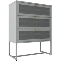 [en.casa] Sund Schubladenschrank 105 x 80 x 40 cm