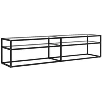 VidaXL TV-Schrank Transparent 180x40x40,5 cm Hartglas