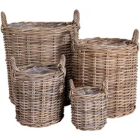 Korbset Caor Baskets Braun, 4er Set