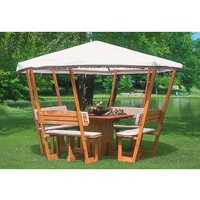 Promadino »Rosenheim«, (Set), BxT: 304x304 cm, inkl. Sitzgruppe