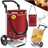 Kesser Einkaufstrolley rot 56L