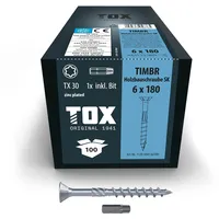 TOX Schrauben, TIMBR 6,0 x 180 SK (100 Stk.)