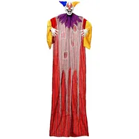 Widmann Horror Clown lebensgroß - pulsierend blinkende LED Augen