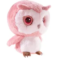 HEUNEC 325067 - Eule, Plüsch, 27 cm, rosa, Tierfigur,