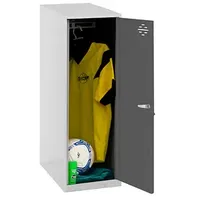 Simonrack Spind SIMONLOCKER DISM SINGLE weiß, anthrazit 8425437108594, 1