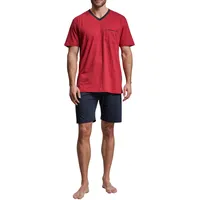 Götzburg Shorty »Manhattan«, (2 tlg.), Kurzarm, V-Ausschnitt, kurze Hose,