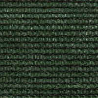VidaXL Sonnensegel 160 g/m2 Dunkelgrün 3x3x3 m hdpe
