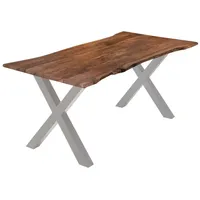 Ab:stil.art.moebel Yvonne 300 x 77 x 100 cm nussbaumfarben