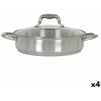 Quttin Kasserolle mit Glasabdeckung Quttin 2,2 L [4 Stück]