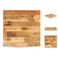 VidaXL Tischplatte 40x40x3,8 cm Baumkante Massivholz Raues Mangoholz