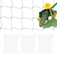 Relaxdays Ranknetz 4er Set, für Gewächshaus, 200x250 cm, Rankhilfe