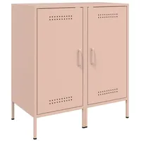 VidaXL Sideboards 2 Stk. Rosa 36x39x79 cm Stahl