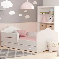 Kids Collective Kinderbett 70x140 cm mit Matratze und Schublade,
