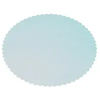 Papstar 10 Tortenunterlagen, rund 30 cm, weiss mit gezacktem