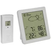 TFA Dostmann Funk-Wetterstation CLEAR 35.1168.02 Funk-Wetterstation Vorhersage für 12