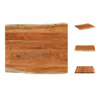 VidaXL Tischplatte, Holzplatte mit Baumkante, Massivholzplatte für Bartisch Beistelltisch,