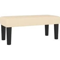 VidaXL Sitzbank Creme 70x30x30 cm Stoff
