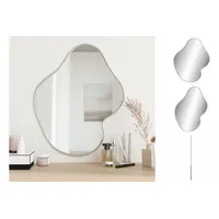VidaXL Wandspiegel Silbern 60x50 cm